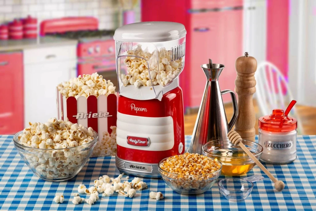 Retro popcorn maker